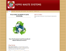 Tablet Screenshot of hippowaste.com